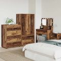 vidaXL Úložné skrine 80 x 48 x 105 cm Kompozitné drevo Staré drevo