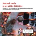 LED vianočná reťaz, 12 m, vonkajšia aj vnútorná, multicolor, programy, časovač