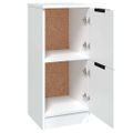 vidaXL Komody 2 ks biele 30x30x70 cm spracované drevo