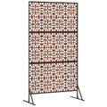 vidaXL Záves na zabezpečenie súkromia 100 x 50 x 180 cm Hrdzavý