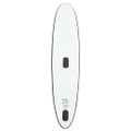 vidaXL Nafukovací Stand up paddleboard s plachtou, čierno biely
