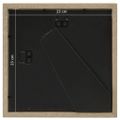 vidaXL 3D fotorámiky 3 ks, prírodné 23x23 cm na fotku 13x13 cm