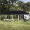vidaXL Prístrešok na párty 575 x 290 x 245 cm Antracit