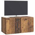 vidaXL Nástenná TV skrinka 59,5 x 31 x 30 cm Staré drevo
