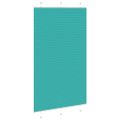 vidaXL Plisovaná roleta petrolejovo zelená 120x200 cm šírka látky 119,4 cm polyester