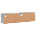 vidaXL TV skrinky s LED svetlami 2 ks betónové sivé 60x30x30 cm