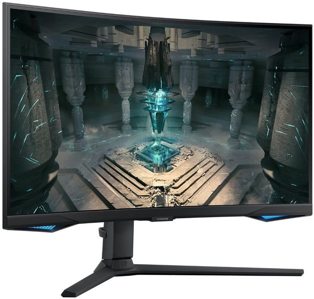 Samsung Odyssey/G65B/27"/VA/QHD/240Hz/1ms/Black/2R LED monitor, herní, prohnutý, Smart, 27", VA, 2560x1440, 16:9, 240Hz, 1ms, 350cd/m2, 2500:1, DisplayPort, 2x HDMI, 2x USB, LAN, W