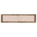 vidaXL Behúň MARSA Čierna 100 x 400 cm Polyester a PVC