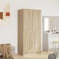 vidaXL Šatník, dub sonoma 82,5x51,5x180 cm, kompozitné drevo