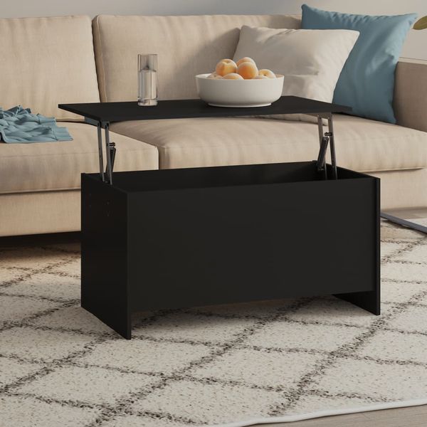 vidaXL Konferenčný stolík čierny 102x55,5x52,5 cm spracované drevo