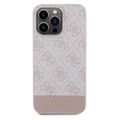 Puzdro Guess pre iPhone 14 Pro Max 6,7" GUHCP14XG4GLPI ružové HC PC/TPU 4G PU PRUH NA SPODKU