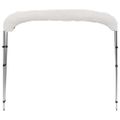 vidaXL Strieška Bimini s 3 oblúkmi, biela 183x160x137 cm