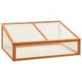 vidaXL Skleník 100x65x40 cm jedľové drevo