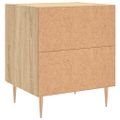vidaXL Nočné stolíky 2 ks dub sonoma 40x35x47,5 cm kompozitné drevo