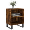 vidaXL Nočné skrinky 2 ks dymový dub 40x30x50 cm kompozitné drevo
