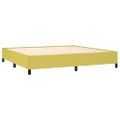 vidaXL Posteľ bez matraca zelená 200x200 cm látka