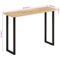 vidaXL Konzolový stolík so živou hranou 105x33x76cm mangovníkový masív