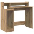 vidaXL Stôl Remeselný dub 97 x 45 x 90 cm Kompozitné drevo