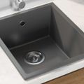 vidaXL Kuchynský drez Sivá 38 x 44 x 20 cm Granite