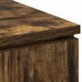 vidaXL TV skrinka 100 x 38 x 49 cm Dymová dub Kompozitné drevo