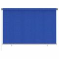 vidaXL Vonkajšia zatemňovacia roleta 225 (Š) x 140 (V) cm modrá HDPE