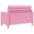 vidaXL Sofa s úložným priestorom Ružová 122 x 78 x 87 cm Polyester