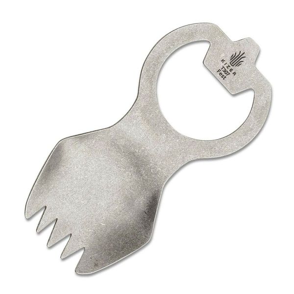 Kizer T307 Spork (lyžica s vidličkou) na kemping 9,8 cm, titán