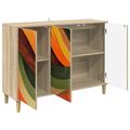 vidaXL Servírovacia skriňa BONN Sonoma 102 x 33 x 75 cm