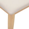 vidaXL Lavica 90 cm z masívneho dreva Guma