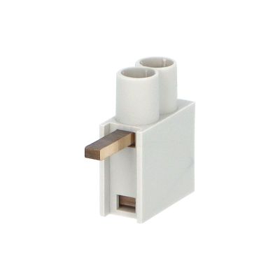 Svorka pripájacia AS/2x10-H, jazýček horný, dvojvstupová svorka, 2x10mm2, 63A