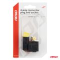 Sada elektrických konektorov vodotesných 4 PIN 2,2 mm AMiO-04348