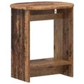 vidaXL Bočný stôl Staré drevo 50 x 39,5 x 55 cm Kompozitné drevo