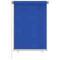 vidaXL Vonkajšia zatemňovacia roleta 105 (Š) x 140 (V) cm modrá HDPE
