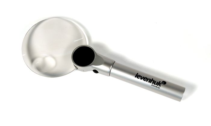 Lupa Levenhuk Zeno 400 s LED osvetlením, 2/4x, 88/21 mm, kov