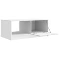 vidaXL Konferenčný stolík Biela 90 x 50 x 37 cm Kompozitné drevo