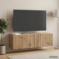vidaXL Nástenná TV skrinka 98 x 31 x 30 cm Dub artisan