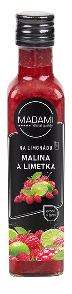 Malina & Limetka 250 ml: ovocie na limonádu