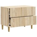 vidaXL Nočný stolík Dub sonoma 62 x 34,5 x 48 cm Kompozitné drevo