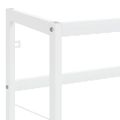 vidaXL Rám na umývadlo biely 79x38x83 cm železo