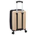 vidaXL Kufor so zámkom šampanského 34 x 23 x 55.5 cm ABS plast