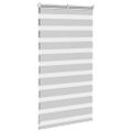 vidaXL Zebra roleta svetlosivá 75x100 cm šírka látky 70,9 cm polyester