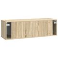 vidaXL Nástenná TV skrinka Dub sonoma 98 x 31 x 30 cm Kompozitné drevo
