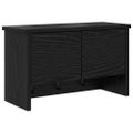 vidaXL Vešiak na stenu Nástenná montáž Čierny dub 50 x 20 x 30 cm
