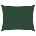 vidaXL Tieniaca plachta 160 g/m² tmavozelená 6x8 m HDPE