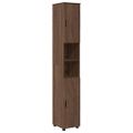 vidaXL Sada kúpeľňového nábytku 4 ks Hnedý dub 35 x 30 x 192 cm