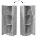 vidaXL Highboard Sivý Sonoma 31.5 x 32 x 122.5 cm