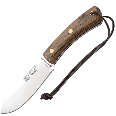 JOKER CN136 NESSMUK bushcraft nôž 11 cm, orechové drevo, kožené puzdro
