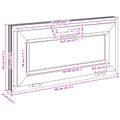 vidaXL Podkrovné okno RISOR 80 x 40 cm PVC a sklo