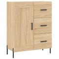 vidaXL Vysoká skrinka dub sonoma 69,5x34x180 cm spracované drevo
