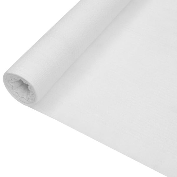 vidaXL Tieniaca sieť biela 2x10 m HDPE 150 g/m²